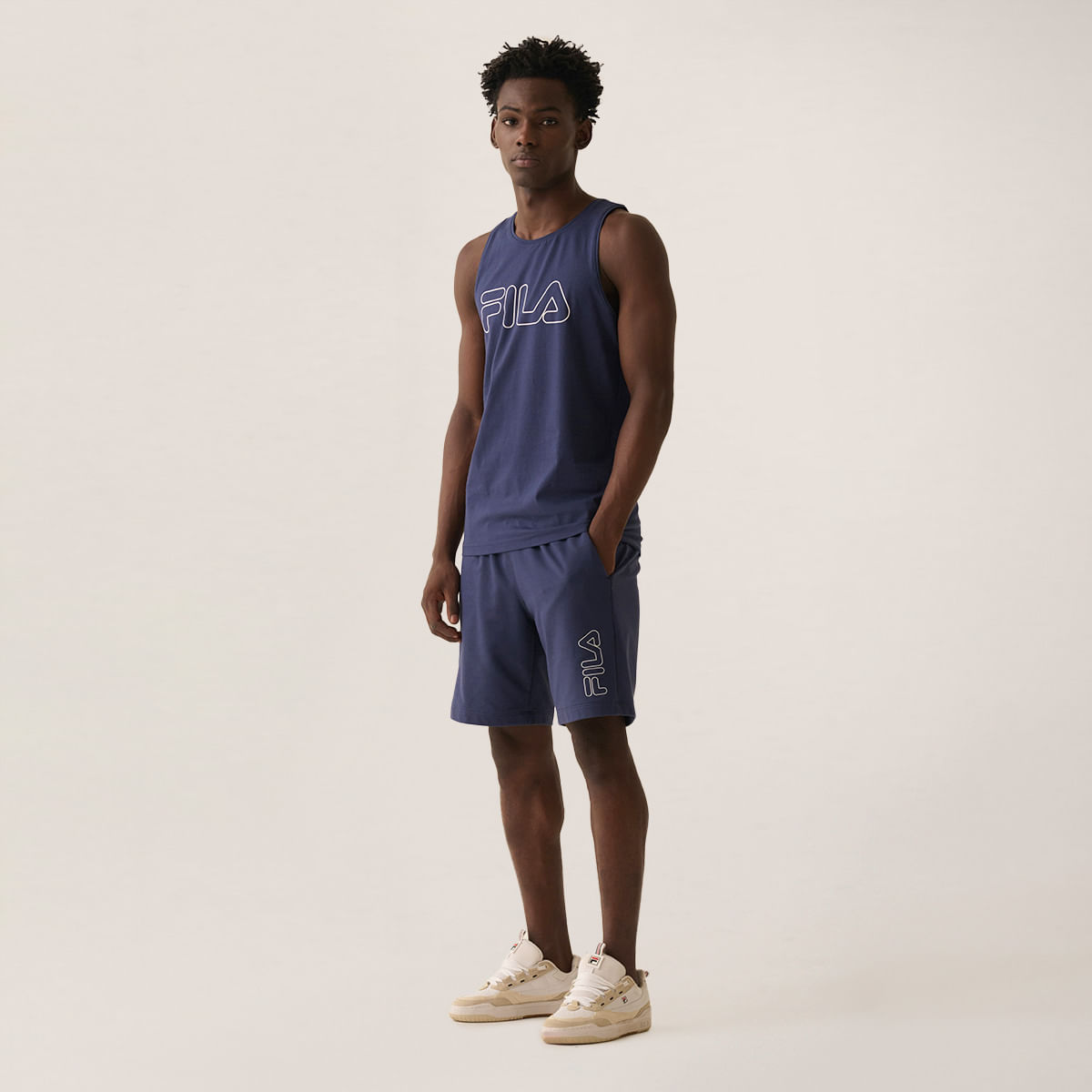 Bermuda Fila Outline Light Masculina