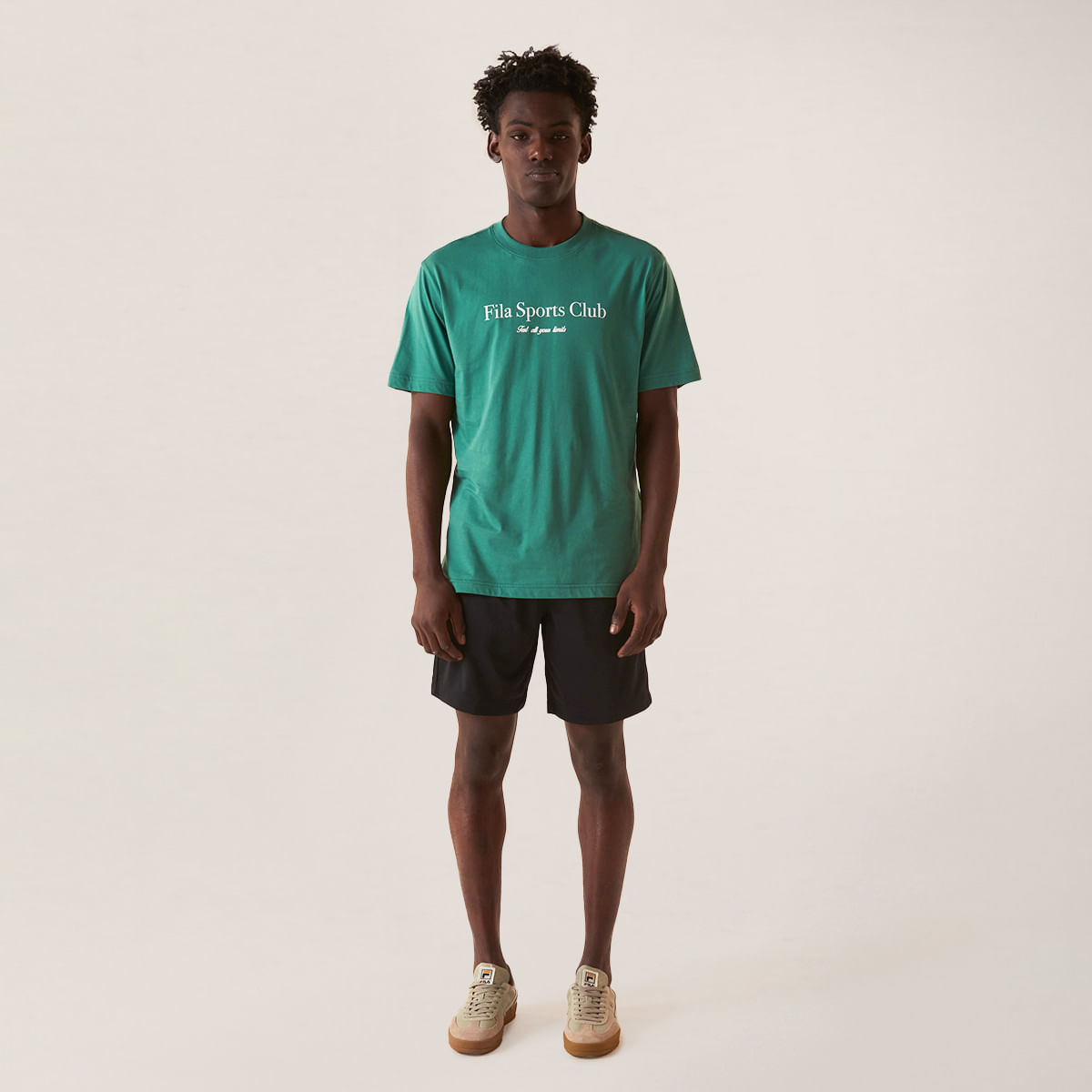 Bermuda Fila Heritage Letter Masculina