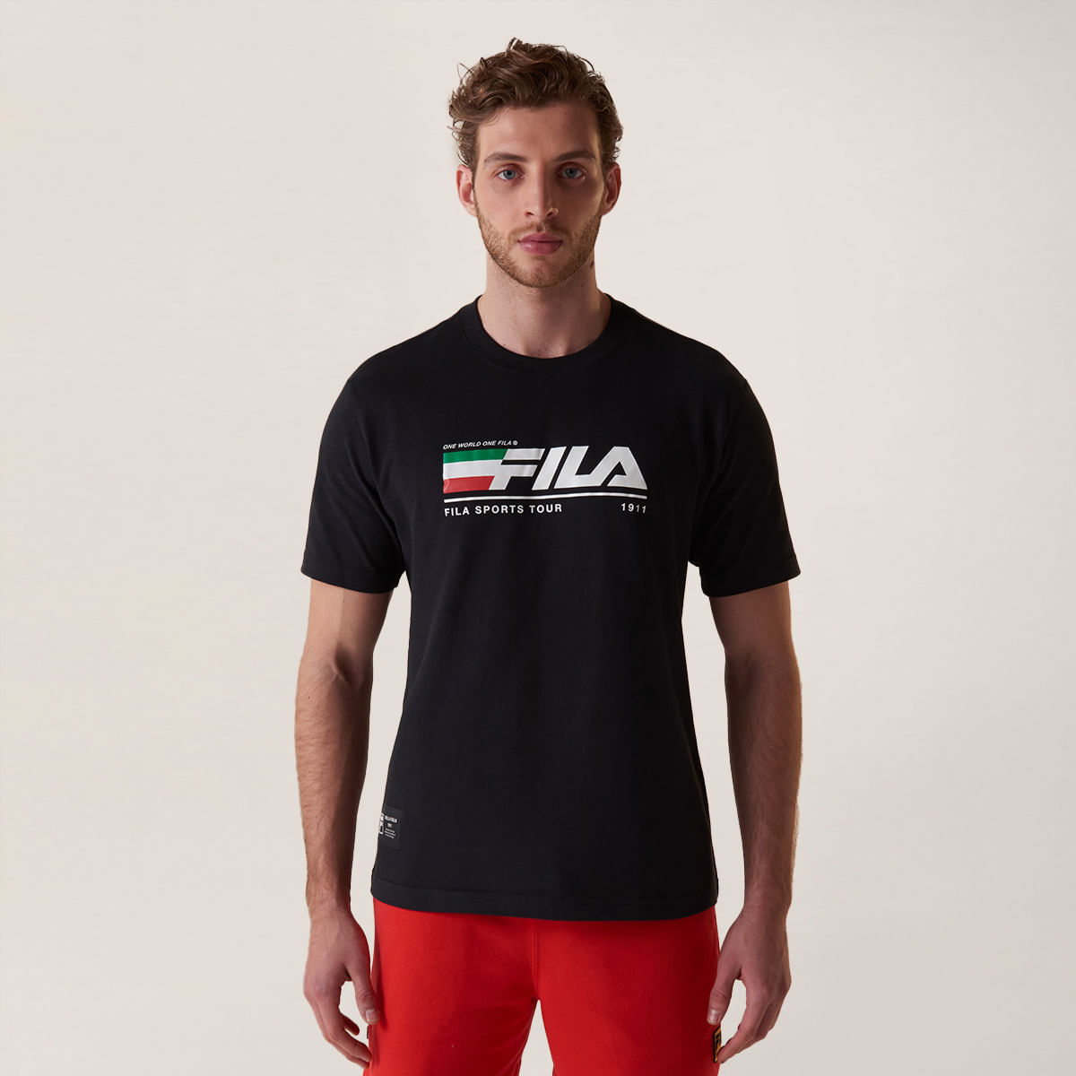 Camiseta Fila Comfort Tour Motor Sport Masculina