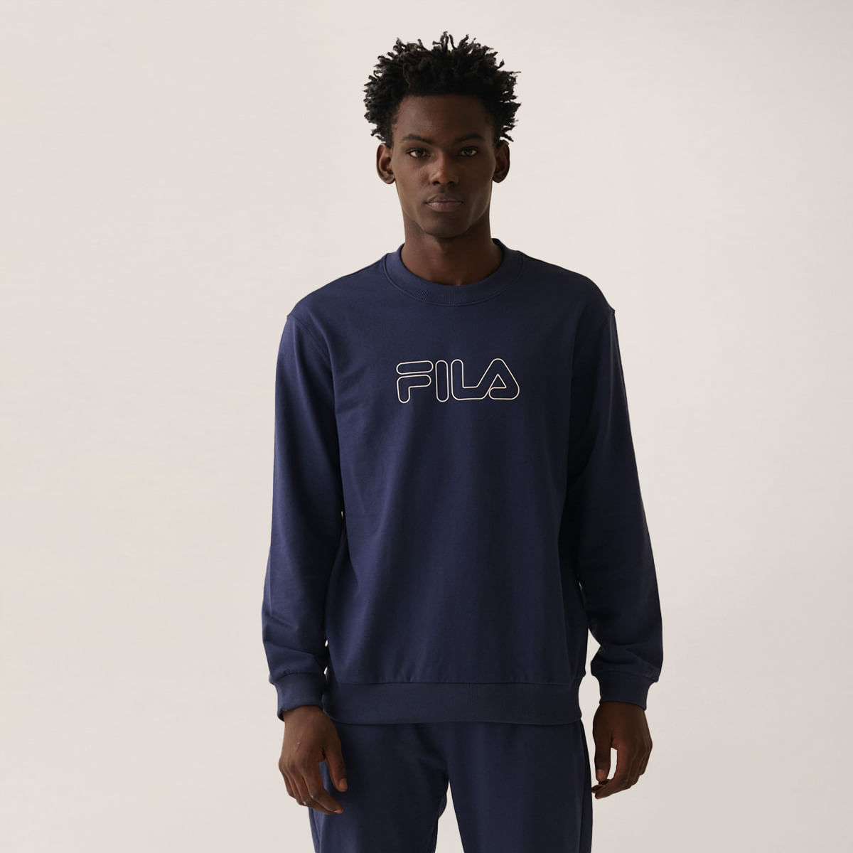 Casaco Fila Letter Outline Light Masculino