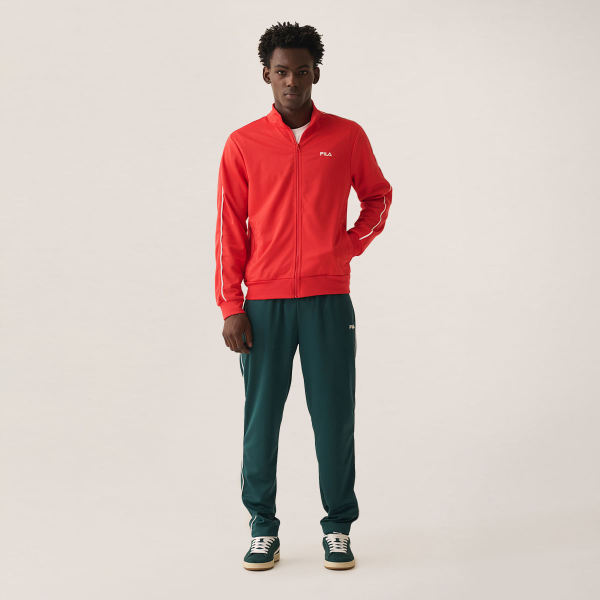 Agasalho Fila Letter Icon Masculino