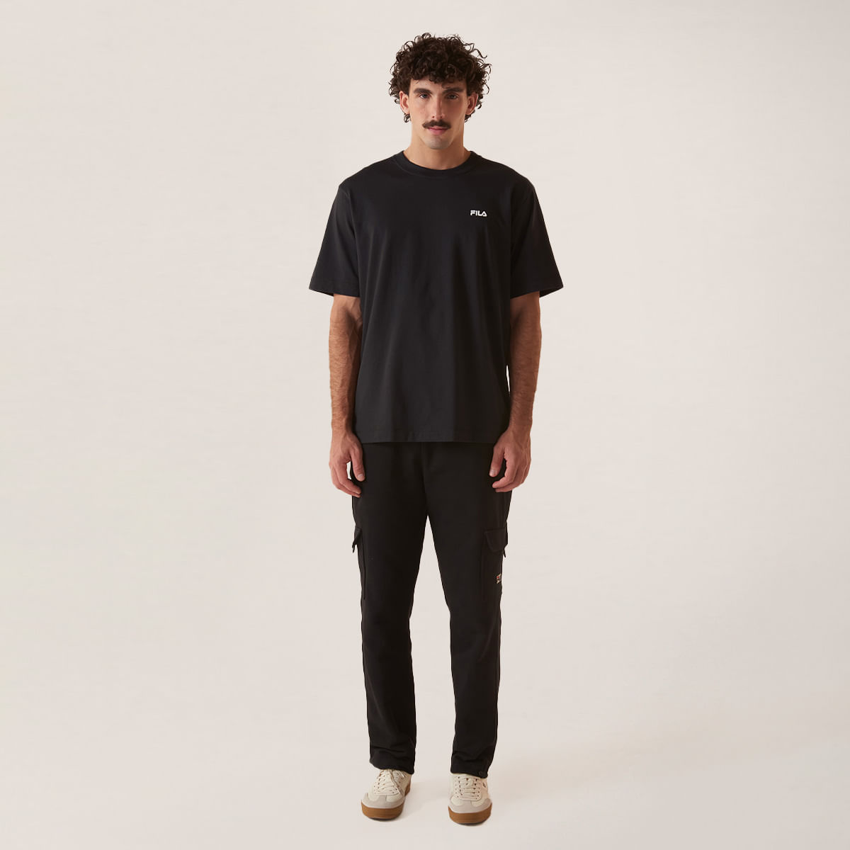 Calça Fila Comfort Cargo Letter Masculina