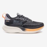 Preto/Cinza Claro/Laranja Papaya